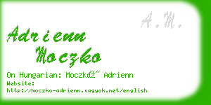 adrienn moczko business card